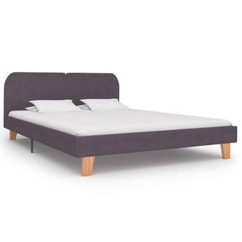 vidaXL Rama łóżka, kolor taupe, tkanina, 160 x 200 cm - vidaXL