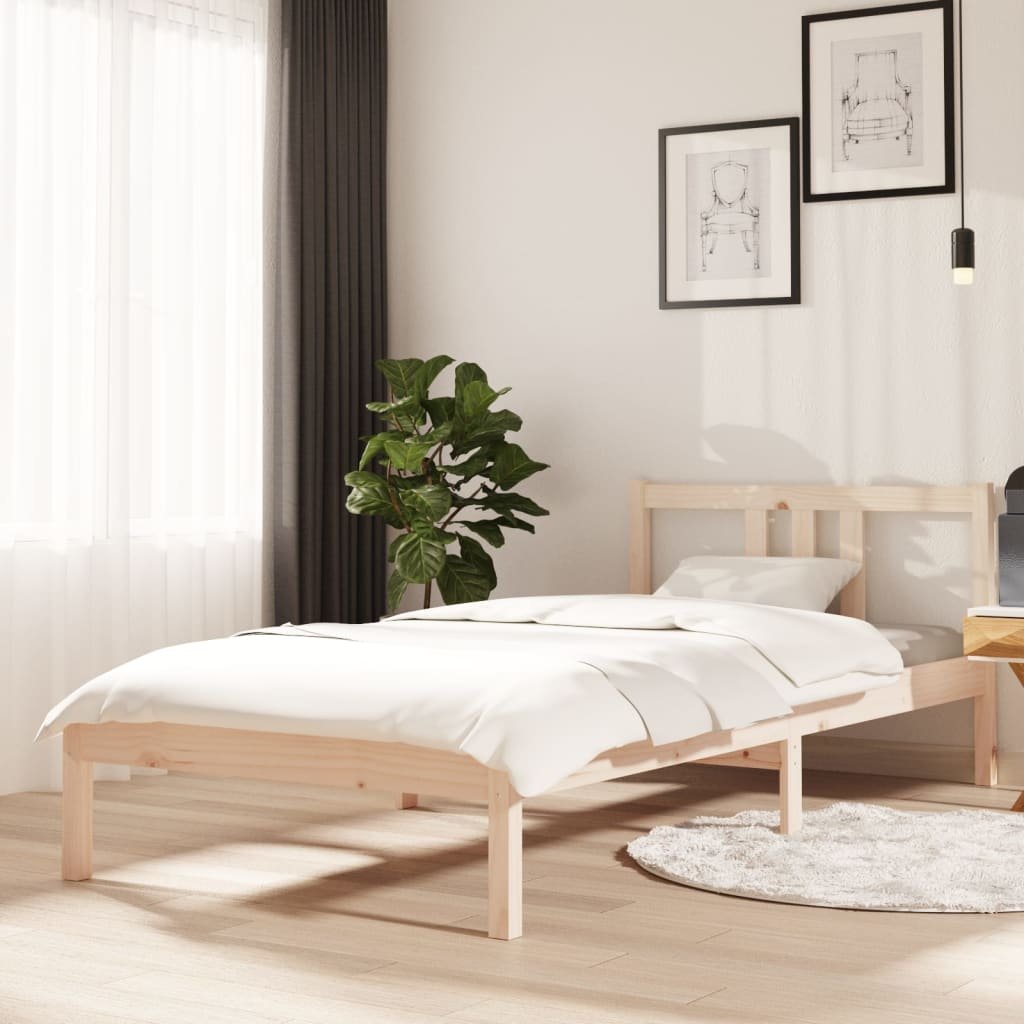 Фото - Ліжко VidaXL Rama łóżka, lite drewno, 90 x 200 cm 
