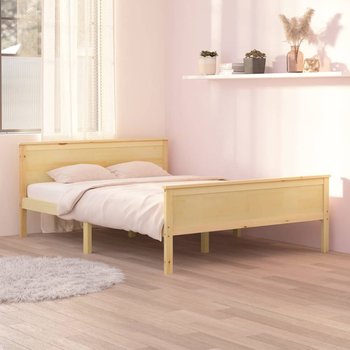 Vidaxl rama łóżka, lite drewno sosnowe, 160 x 200 cm - vidaXL