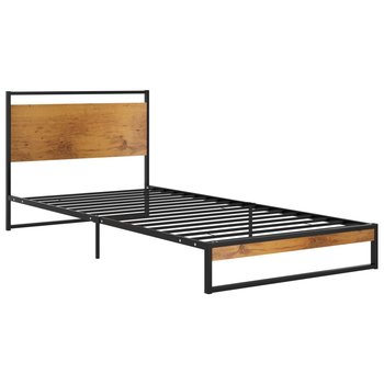 vidaXL Rama łóżka, metalowa, 90 x 200 cm - vidaXL