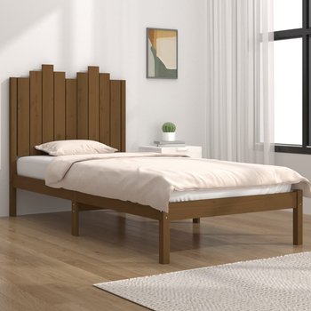 vidaXL Rama łóżka, miodowy brąz, lite drewno sosnowe, 100 x 200 cm - vidaXL