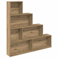 vidaXL Regał na książki, dąb artisan, 157x24x160 cm