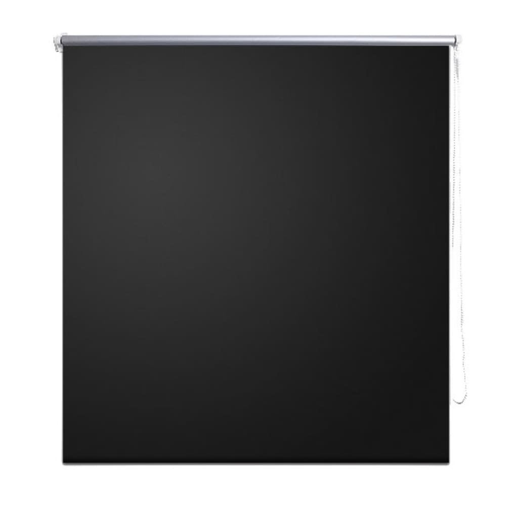 vidaXL, Roleta okienna zaciemniająca czarna 100 x 175 cm
