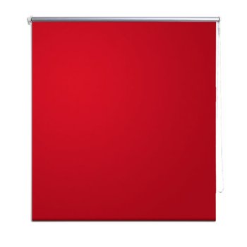 vidaXL, Roleta okienna zaciemniająca czerwona 80 x 230 cm - vidaXL