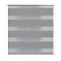 vidaXL, Roleta w pasy (60 x 120 cm), szara - vidaXL