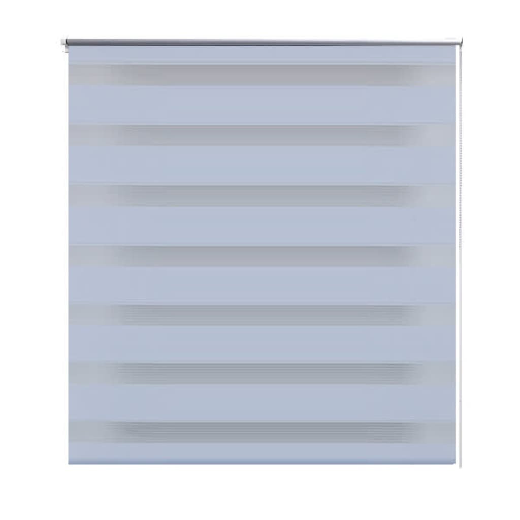 vidaXL, Roleta w pasy (70 x 120 cm), biała