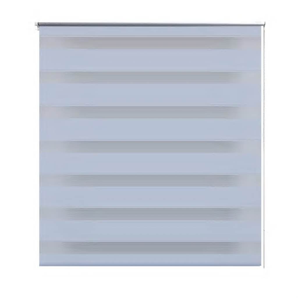 vidaXL, Roleta Zebra (50 x 100 cm) Biała