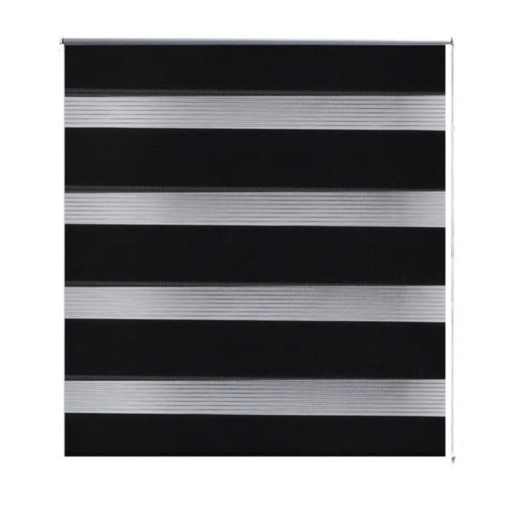 vidaXL, Roleta Zebra (50 x 100 cm) Czarna