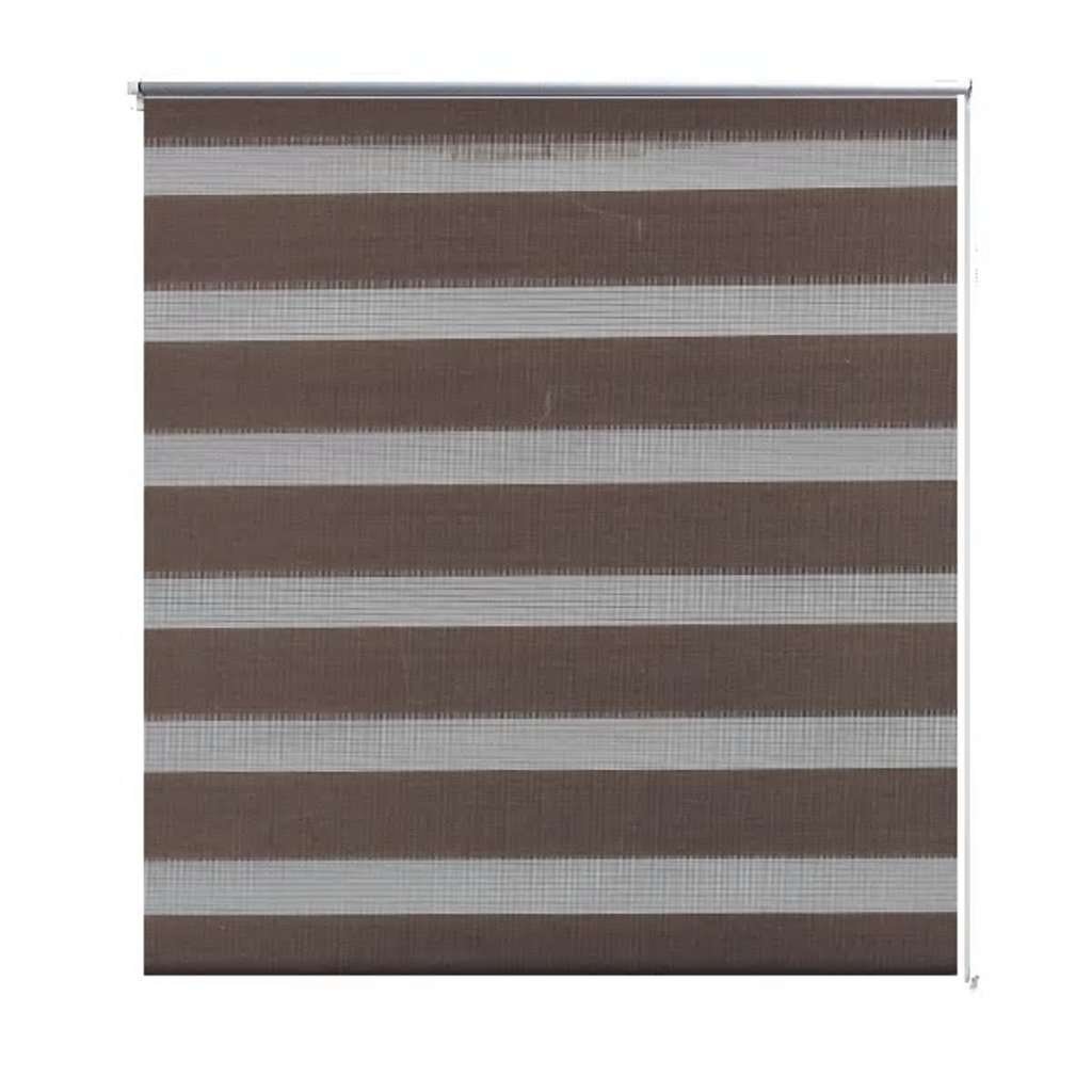 vidaXL, Roleta Zebra (60 x 120 cm) Kawowa