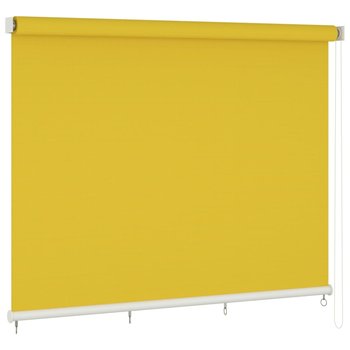 VidaxL roleta zewnętrzna, 350x140 cm, żółta - vidaXL