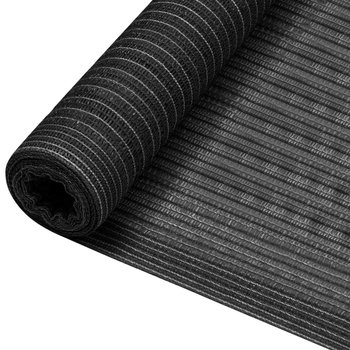 vidaXL Siatka cieniująca, antracytowa, 1,2x25 m, HDPE, 150 g/m² - vidaXL