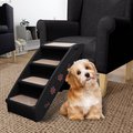 vidaXL Składane schodki dla psa, czarne, 62 x 40 x 49,5 cm - vidaXL