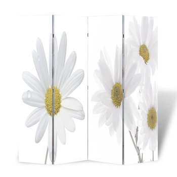 vidaXL Składany parawan, 160x170 cm, motyw kwiatowy - vidaXL