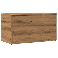 vidaXL Skrzynia, dąb artisan, 84x42x46 cm, materiał drewnopochodny