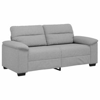 vidaXL Sofa 2-osobowa, szara chmurowy, 140 cm, tkaniną Inna marka