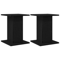 vidaXL Stojaki na głośniki 2 pcs Czarny dąb 30 x 30 x 40 cm Inna marka