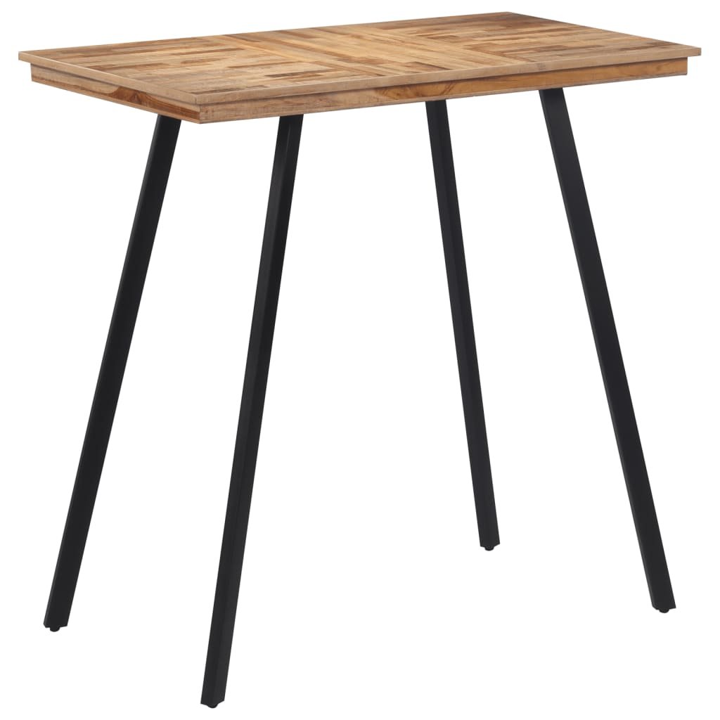 Фото - Обідній стіл VidaXL Stolik barowy, 110x55x105 cm, lite drewno tekowe 