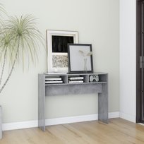 vidaXL Stolik konsolowy, szarość betonu, 105x30x80 cm, płyta wiórowa vidaXL