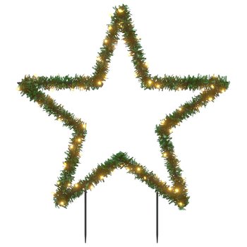 vidaXL Świąteczna gwiazda na szpikulcach, 80 LED, 60 cm - vidaXL