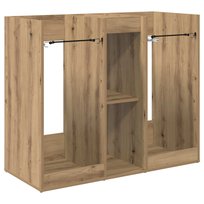 vidaXL Szafka golfowa Gładki Dąb rzemieślniczy 102 x 45 x 85,5 cm vidaXL