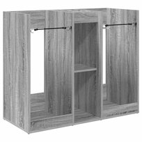 vidaXL Szafka golfowa Gładki Szary Sonoma 65 x 45 x 98 cm vidaXL