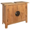 vidaXL Szafka łazienkowa pod umywalkę, drewno sosnowe, 70x32x63 cm   - vidaXL