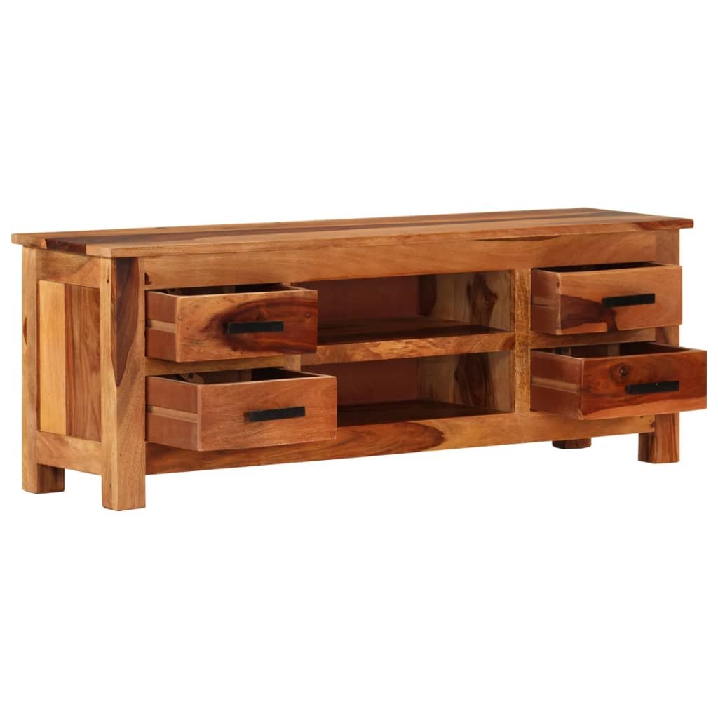 vidaXL Szafka pod telewizor, 110x30x40 cm, lite drewno