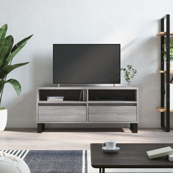 vidaXL Szafka pod TV, szary dąb sonoma, 100x34,5x44,5 cm - vidaXL