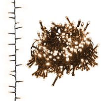 vidaXL Sznur LED, 400 diod, gęsto rozmieszczone, ciepła biel, 13 m