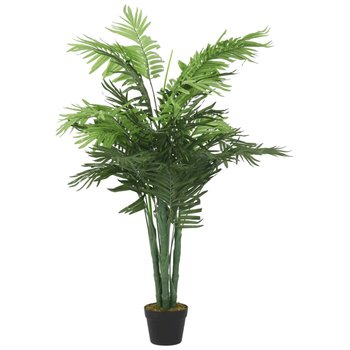 vidaXL Sztuczna palma, 28 liści, 120 cm, zielona - vidaXL