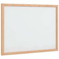 vidaXL Tablica magnetyczna z ramą z litego drewna sosnowego 40x30 cm vidaXL