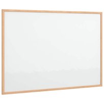 vidaXL Tablica magnetyczna z ramą z litego drewna sosnowego 80x55 cm vidaXL