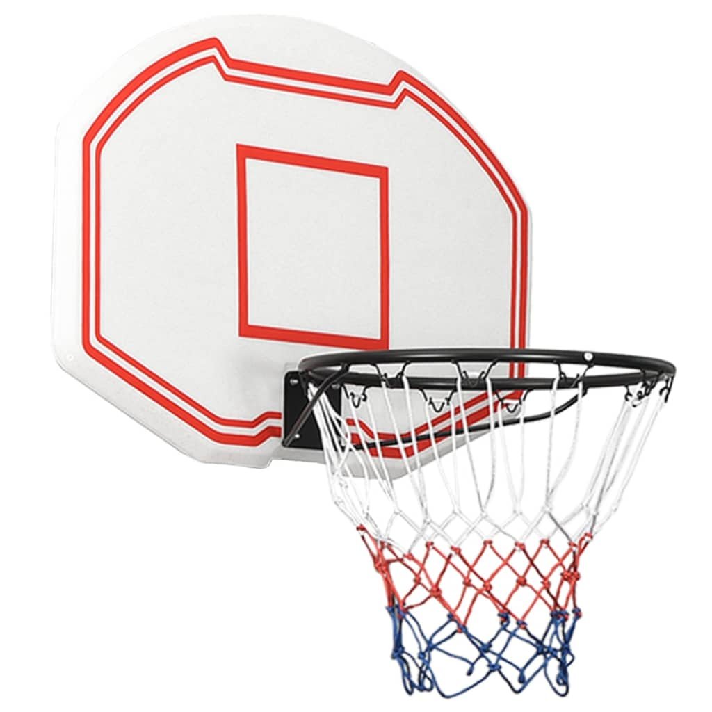 Фото - Баскетбольне кільце VidaXL Tablica z koszem do koszykówki, biała, 90x60x2 cm, polietylen 