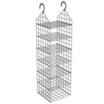 Vidaxl Wiszący Organizer Do Szafy Z 7 Półkami