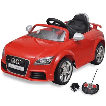 vidaXL Zabawkowy samochód Audi TT RS z pilotem, czerwony - vidaXL