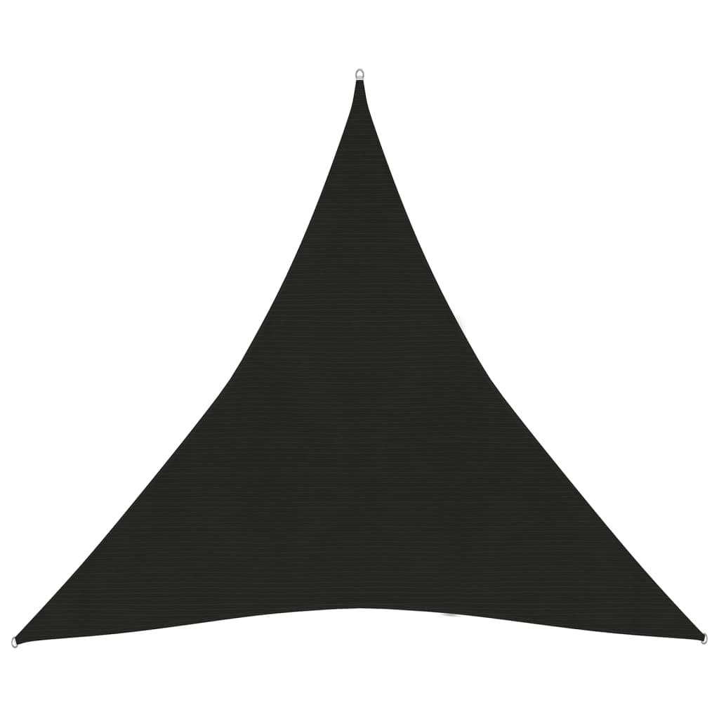 VidaXL Vela Parasole Triangolare 3,6x3,6x3,6 M Sabbia – Telo Ombreggiante In HDPE Resistente Per Giardino, Terrazzo E Piscina