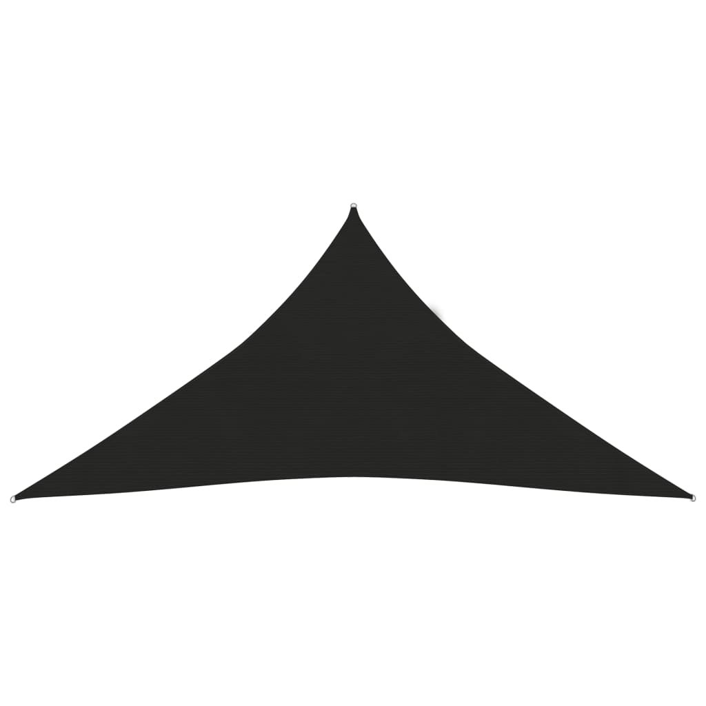 Фото - Пляжна парасоля VidaXL Żagiel przeciwsłoneczny, 160 g/m², czarny, 4x4x4 m, HDPE 