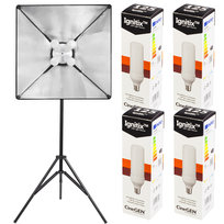 Vidoox™ 4 żarówkowa lampa LED softboks 60x60 801