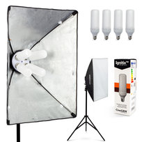 Vidoox™ 4 żarówkowa lampa LED softbox 60x90 85W