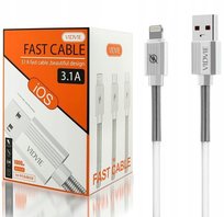 VIDVIE KABEL PRZEWÓD FAST CHARGE SZYBKIE ŁADOWANIE 3.1A do APPLE IPHONE