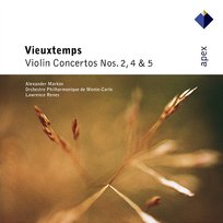 Vieuxtemps : Violin Concertos Nos 2, 4 & 5 Alexander Markov, Lawrence Renes, Monte-Carlo Philharmonic Orchestra