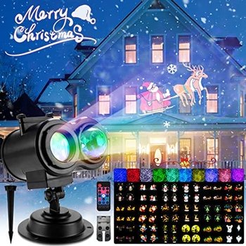 Viflykoo Projektor Halloween, Lampa Projekcyjna Led Na Boże Narodzenie  - Inny producent