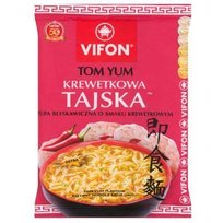 Vifon, Tom Yum, Zupa błyskawiczna o smaku krewetkowym, ostra Vifon