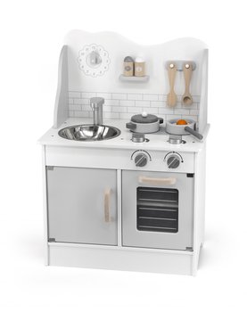 Viga, Kuchnia z akcesoriami, PolarB 44049 Eco gray, szary, 70x47x30 cm - Viga