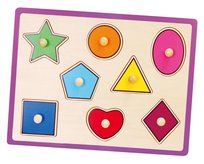 Viga, puzzle drewniane, Kształty