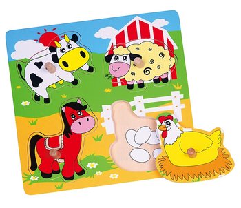 Viga, puzzle drewniane niespodzianka, Farma - Viga