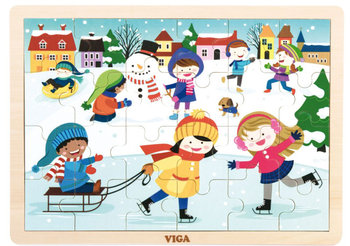 Viga, puzzle drewniane Zima - Viga