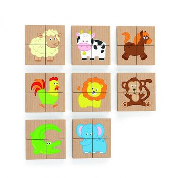 Viga, puzzle magnetyczne Zwierzęta  - Viga