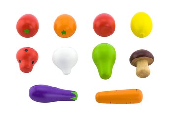 Viga, zabawka edukacyjna Zestaw Sklepowy Owoce i Warzywa - Viga