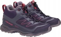 VIKING SPORTOWE BUTY TREKKINGOWE GORE TEX CIEMNY FIOLET 38 1J6D Viking